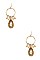 DRUZY STONE DROP EARRING