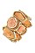 ROSE ACCENT FAUX STONE BRACELET