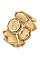 ROSE ACCENT FAUX STONE BRACELET