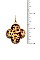 PACK OF 2 CLOVER RESIN DANGLE EARRING