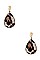 ANIMAL PRINT TEARDROP DANGLE EARRING