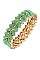 DOUBLE ROW FACETED STONE BRACELET