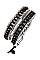 SYMMETRICAL CHAIN WRAPPED BEADS BRACELET
