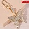 Rhinestone Butterfly Keychain Metal Bag Pendant