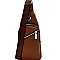 Unisex Multi-Pocket Asymmetrical Zipper Cross Body Sling Bag MH-A11-1072