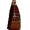 Unisex Multi-Pocket Clip-Lock Cross Body Sling Bag MH-A11-1073