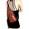 Unisex Multi-Pocket Clip-Lock Cross Body Sling Bag MH-A11-1073