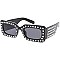Pack of 12 Studded Shield Sunglasses