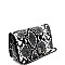 TURN-LOCK ACCENT SNAKE CROSS BODY