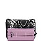 TURN-LOCK ACCENT SNAKE CROSS BODY