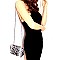 TURN-LOCK ACCENT SNAKE CROSS BODY