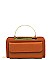 Round Top Handle Crossbody Clutch Wallet
