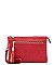 Multi Compartment Cross Body Clutch Bag