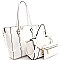 Classy Leatherette 3Piece Bag Set