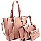 Classy Leatherette 3Piece Bag Set