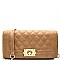 AS1028-LP Classic Quilted Clutch Cross Body