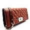 AS1028-LP Classic Quilted Clutch Cross Body