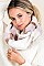 Pack of 12 Assorted Color Plaid Print Faux Fur Infinity Scarves