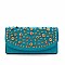 Rhinestone Decorated Wallet