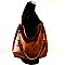 Chain Accent Hobo Bag