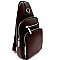 Unisex Multi-Pocket Organizer Cross Body Sling Bag  MH-B10-1061