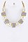 Posh Fashion Ball Crystal Cube Necklace Set LA-MS7049