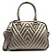 Designer David Jones Chevron Satchel