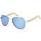 Pack of 12 Wood Frame Aviator