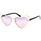 Pack of 12 Heart Shaped Two Tone Sunglasses