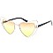 Pack of 12 Heart Shaped Two Tone Sunglasses