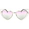 Pack of 12 Heart Shaped Two Tone Sunglasses