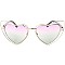 Pack of 12 Heart Shaped Two Tone Sunglasses