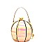 Patent Ball-Shaped Jewel-Top Medium Satchel  MH-BA003HL