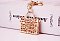 Handbag Shape Rhinetone Keychain