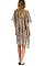 TASSEL CHEETAH KIMONO CARDIGAN