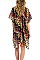 TASSEL LEOPARD KIMONO CARDIGAN