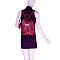 3-IN-1 Ostrich Bee Charm Backpack Wallet Set Coin Purse
