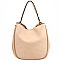 Quality Braid Accent Bucket Hobo MH-BAD0007