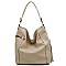 Fashion Zipper Shoulder Bag Hobo