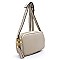 Multi Compartment Tassel Crossbody Bag