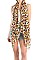PRINTED CHEETAH SCARF