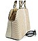 BOUTIQUE QUALITY SNAKE PRINT JEWEL TOP SATCHEL