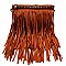 Chain Accented Fringed Cross Body Messenger