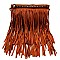 Chain Accented Fringed Cross Body Messenger