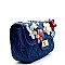 BGS48769-LP MMS Pearly Quilted Denim Shoulder Bag