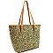 Mixed-Material Laser-Cut Cork Shopper Tote