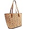 Mixed-Material Laser-Cut Cork Shopper Tote