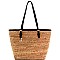 Mixed-Material Laser-Cut Cork Shopper Tote