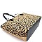 Mixed-Material Laser-Cut Cork Shopper Tote