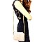BGW45942-LP Madison West Laser-cut Semi-dome Cross Body